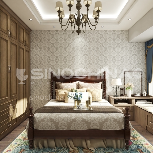 Wallpaper,PVC Wallpaper,Waterproof, Wall decoration,European classical style，981901-981908 